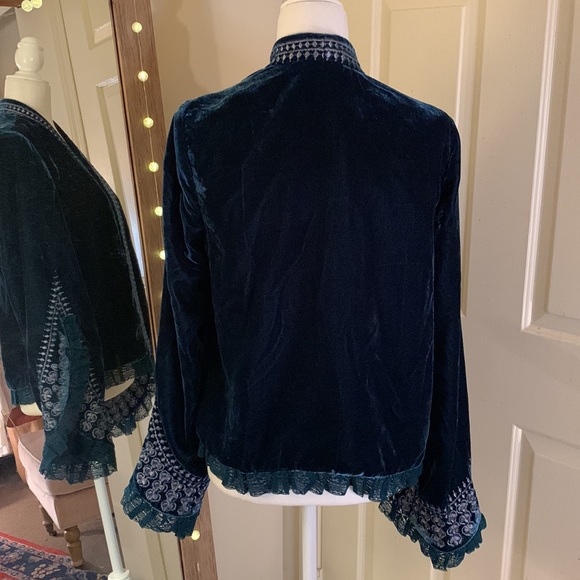 Free People Scarlett Velvet Bed Jacket - Picture 9 of 16